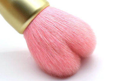 Cute Pink Heart Shape Powder / Blush Makeup Brush With Nature Goat Hair