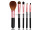 5 PCS Promotional All Line Makeup Brush Gift Set With Rose Gold Ferrule