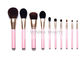 10 PCS Real Hair Makeup Brush Set Collection With Over All Brushes Daily Need