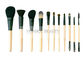 Basic 11Pcs Mface Makeup Brush Set With Three Multi Functional Duel End Eye Brushes