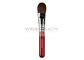 Natural Bristle Paddle Highlight Pony Hair Makeup Brushes For Bronzer / Contour / Blush Private Label