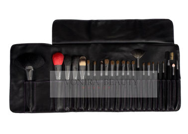 Animal Hair Professional Makeup Brush Set 23Pcs With Soft PU Carrying Case