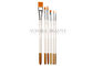 6Pcs Artist Paint Brushes Set For Acrylic Watercolor Oil Painting Craft Nail Face