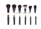 Private Label Makeup Brushes Set 12Pcs Synthetic Cosmetic Brushes Wood Handle