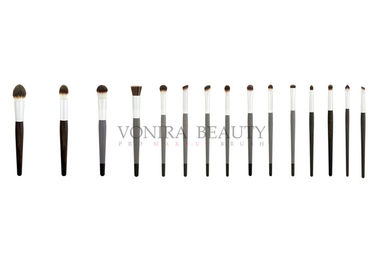 Three Tone Synthetic Makeup Brushes Set With High Performance Vegan Taklon