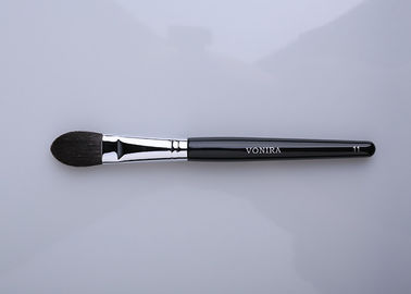 Private Label Paddle Shape Precise Cheek Makeup Brush With Luxury Blue Squirrel Hair