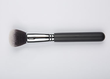 High Quality Domed Silk Finish Makeup Brush With Super Soft Vegan Taklon