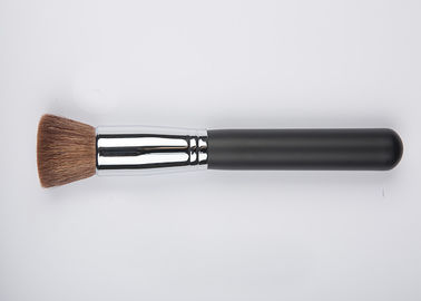 Ultra Soft Precision Kabuki  Brush With High Quality Reddish Brown  Natural Fiber