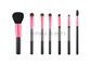 Bassic Red Makeup Brush Gift Set For Daily Application With Black Roller