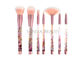 Flamboyant Handle Mass Level Makeup Brushes Tools Light Pink Ferrule