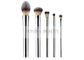 Gorgeous Mental Handle Synthetic Makeup Brushes Simple Cosmetics Set