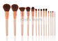 Personalized Complete Makeup Brush Set Nice Color Matching Wood Handle