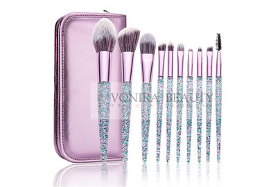 Gorgeous Shiny Essential Makeup Brushes Bright Facial Tools Custom Design