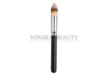 Soft Fiber Private Label Makeup Brushes , No Streaks Round Tapered Face Brush