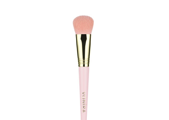 Vonira Beauty Angled Buffer Foundation Brush with Vegan Cruelty Free Taklon Synthetic Hair and Recyclable Birch Wooden Handle