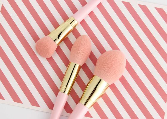 Vonira Beauty Angled Buffer Foundation Brush with Vegan Cruelty Free Taklon Synthetic Hair and Recyclable Birch Wooden Handle