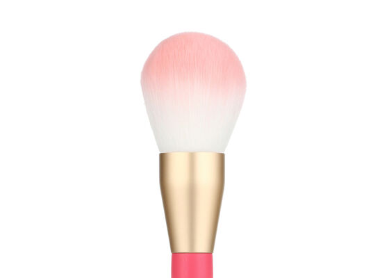 Vonira Beauty Luxury Pro Series Large Powder Brush With Gradient Color Wooden Handle Gold Ferrule