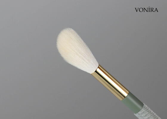 Vonira Custom Wholesales Natural White Goat Hair Makeup Blush Brush with Private Label Service