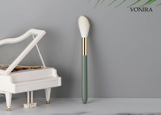 Vonira Custom Wholesales Natural White Goat Hair Makeup Blush Brush with Private Label Service