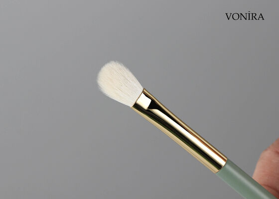 Vonira Custom Wholesales Natural White Goat Hair Fan Eye Blending Brush with Private Label Service