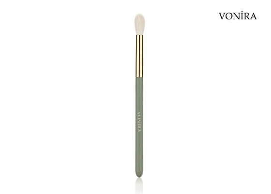 Vonira Custom Wholesales Natural White Goat Hair Tapered Eye Blending Brush with Private Label Service