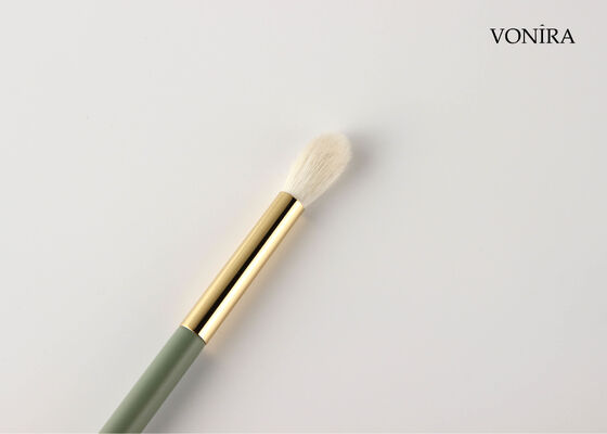 Vonira Custom Wholesales Natural White Goat Hair Tapered Eye Blending Brush with Private Label Service