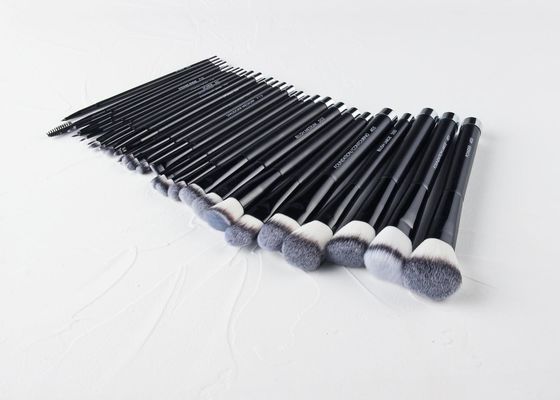 29 Piece Magnetic Stand Synthetic Fiber Makeup Brushes