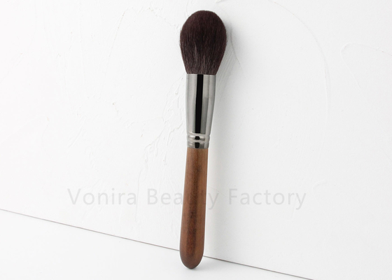 Makeup Academy Use Goat Hair Round Powder Makeup Brush OEM / ODM / OBM Support