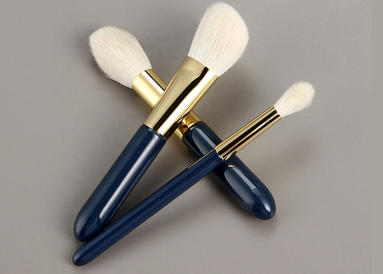 Natural Goat Hair 8Pcs Mini Travel Makeup Brushes Set Wholesale Private Label Logo