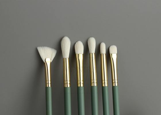 Vonira Beauty 9PCS Green Synthetic Fibre Makeup Brush Set Brochas Maquillaje Makeup Brushes