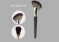 Custom Private Label Face Contour Powder Makeup Brushes Soft Synthetic Hair With Wood Handle