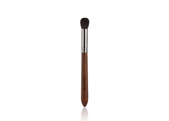 Vonira Natural Goat Hair Round Powder Brush Highlight Brush For Artist Makeup Tools