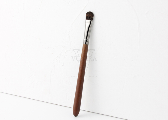 Vonira Beauty Handcrafted Makeup Base Eyeshadow Brush Copper Ferrule Ebony Handle