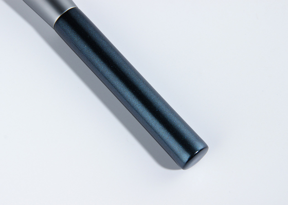 Square Shaped Handcrafted Kabuki Powder Brush with Aluminum Handle for Flawless Makeup