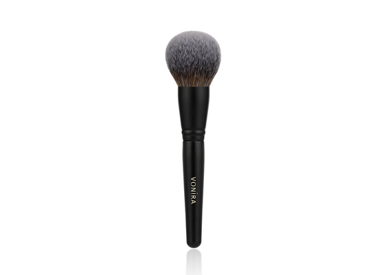 Vonira Professional Complexion Loose Rounded Powder Brush With Matte Wood Handle Copper Ferrule