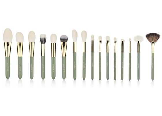 Antibacterial Natural Goat Hair Makeup Brushes With Private Label