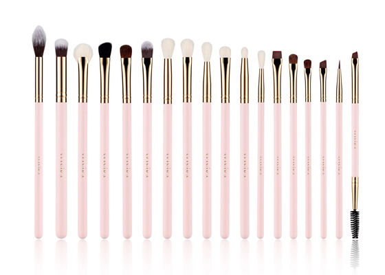 ODM Handcrafted Eyeshadow Blending Brush Set With Aluminum Ferrule