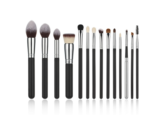 14 Pieces Basic Professional Makeup Brushes Collection Set With Private Label